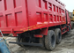HOWO 375 Big Bucket Used Dump Truck 30T 40T Red Color 8426x2497x3395mm