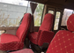 Used TOYOTA coaster bus TOYOTA 1HZ diesel engine 30 leather seats school bus coach bus travel bus