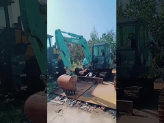 5950kg Gebruikte graafmachine Kobelco60 met een nominale vermogen van 42,4kw