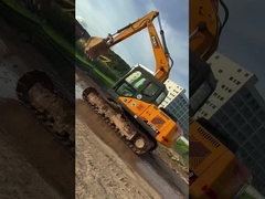 SANY135 Gebruikte Crawler Excavator 0,6m3 13500Kg Gewicht voor efficiënt graven