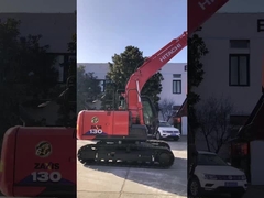 HITACHI ZX130 Gebruikte Hitachi Mini Graafmachine 0,52m3 Capaciteit 13100Kg Voor Transport