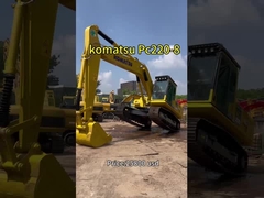 Komatsu PC220 Amfibische mini hydraulische graafmachine met compacte structuur